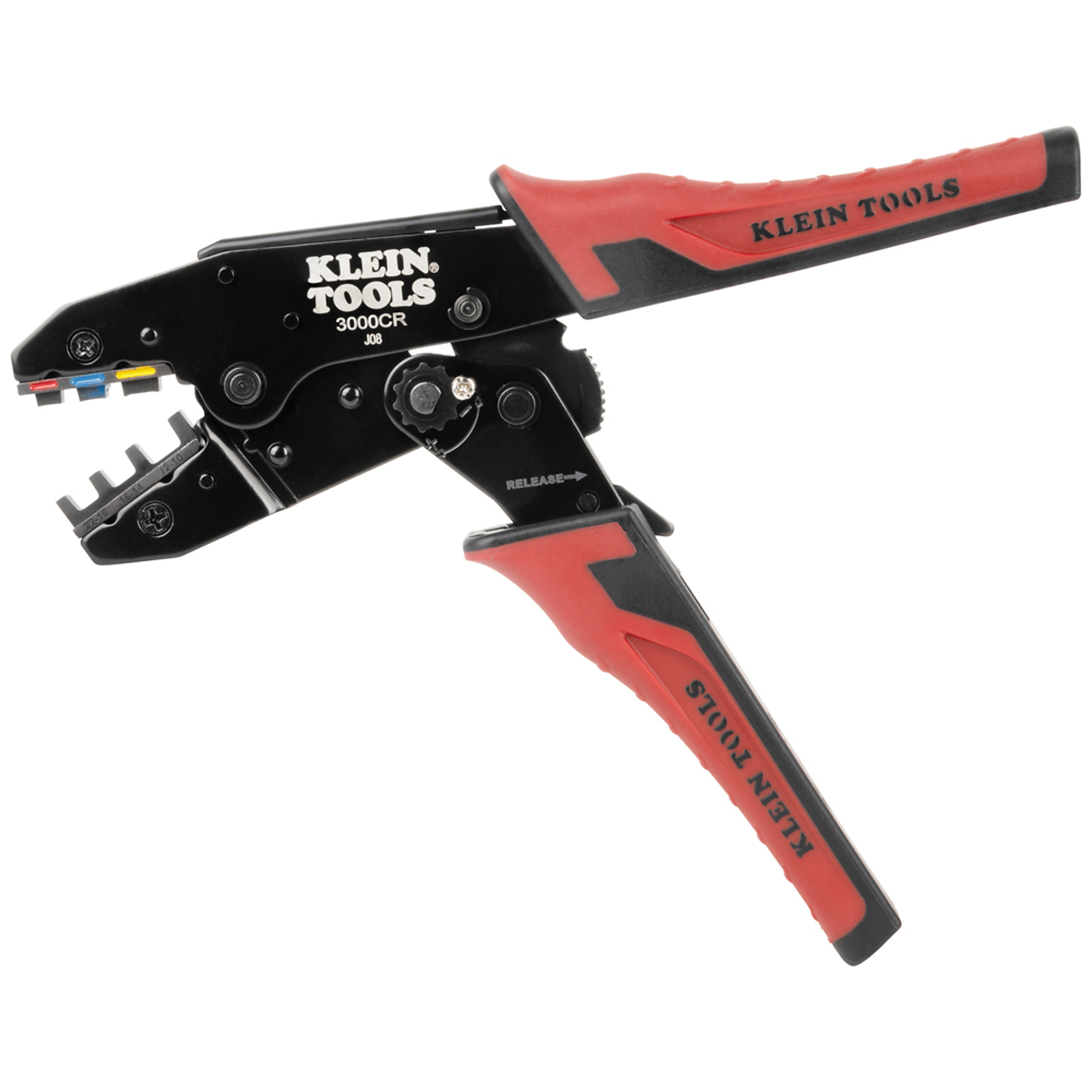 Klein Tools, Ratcheting Heat Shrink Terminal Crimper, 10 to 22 Model# 3007CR
